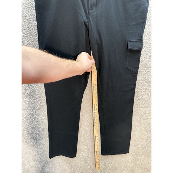 Cabelas Pants Womens 14 Black Cargo Stretch Outdoors Hiking Camping Workwear NEW - Picture 4 of 11